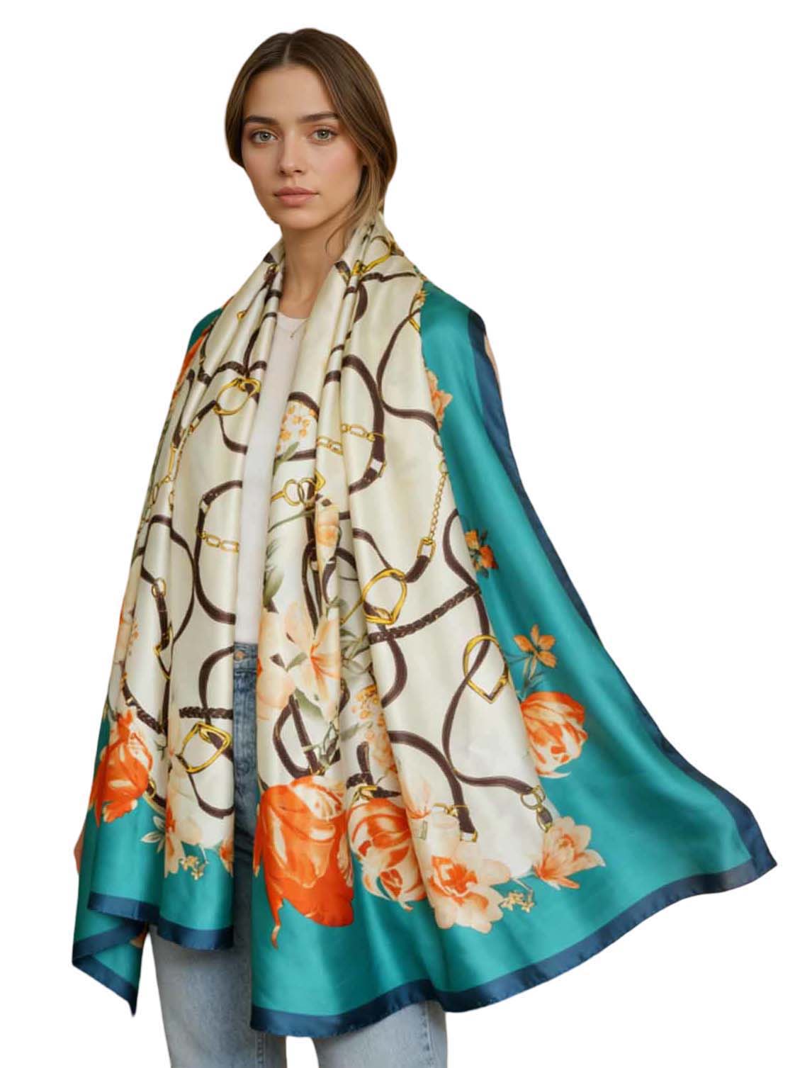 xyueanlo CC-024 Color Canvas Scarf - View 1